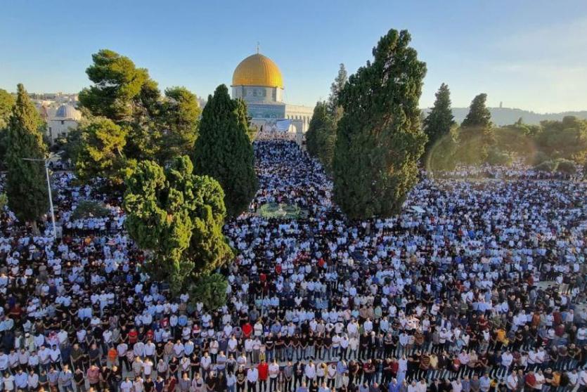 صلاة عيد الأضحى في القدس 