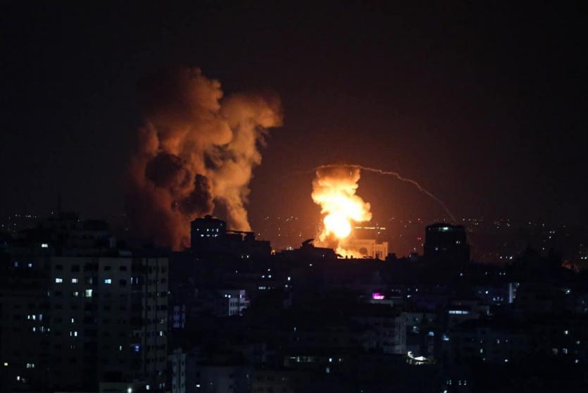 قصف اسرائيلي على غزة - ارشيف