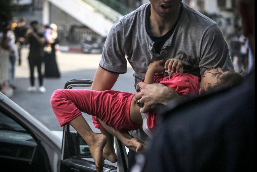إصابة طفلة بقصف إسرائيلي على غزة