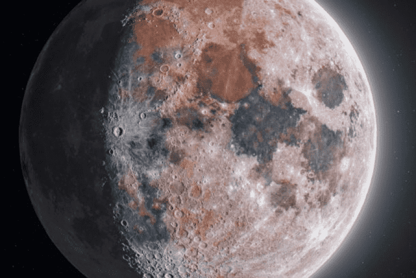 صورة جديدة للقمر 