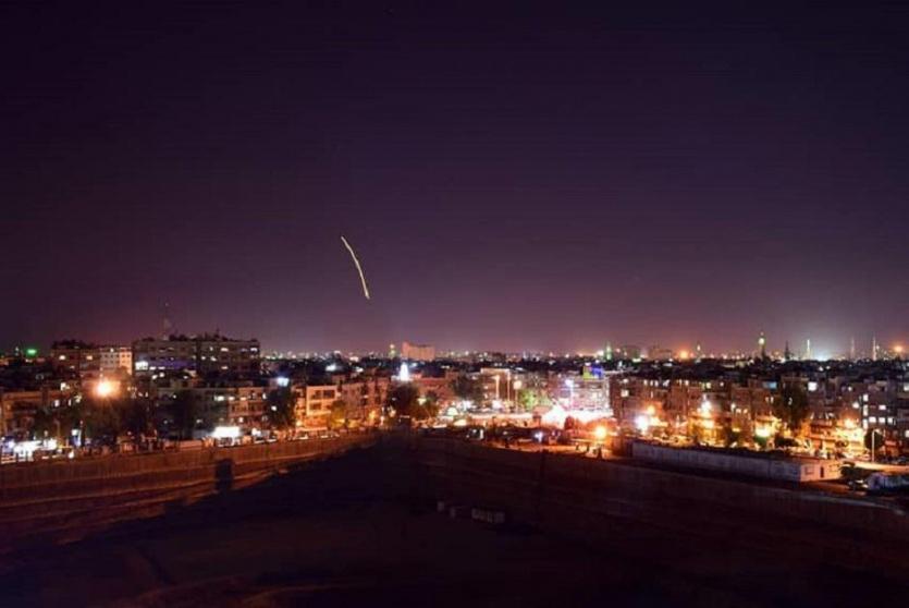 قصف اسرائيلي على سوريا - ارشيف