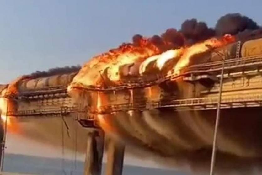حريق جسر القرم
