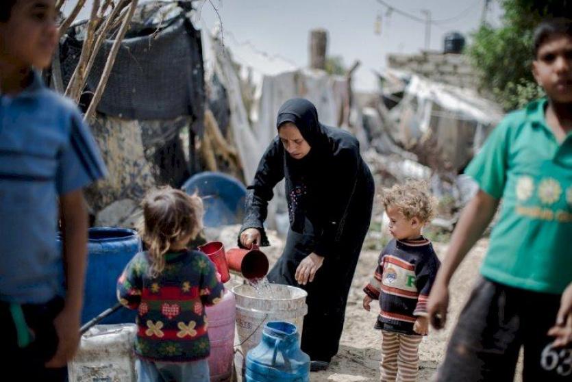 فقراء في غزة - صورة أرشيفية 