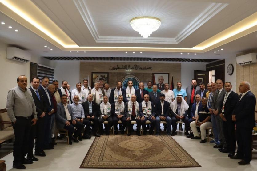 وفد من رجال الأعمال الفلسطينيين خلال زيارة لقطاع غزة