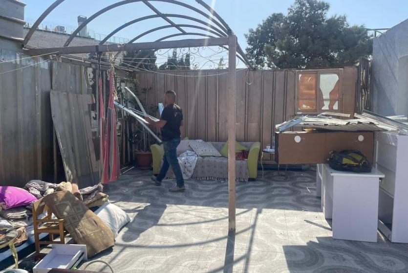 المنزل الذي أجرب الاحتلال المواطن أبو عصب على هدمه