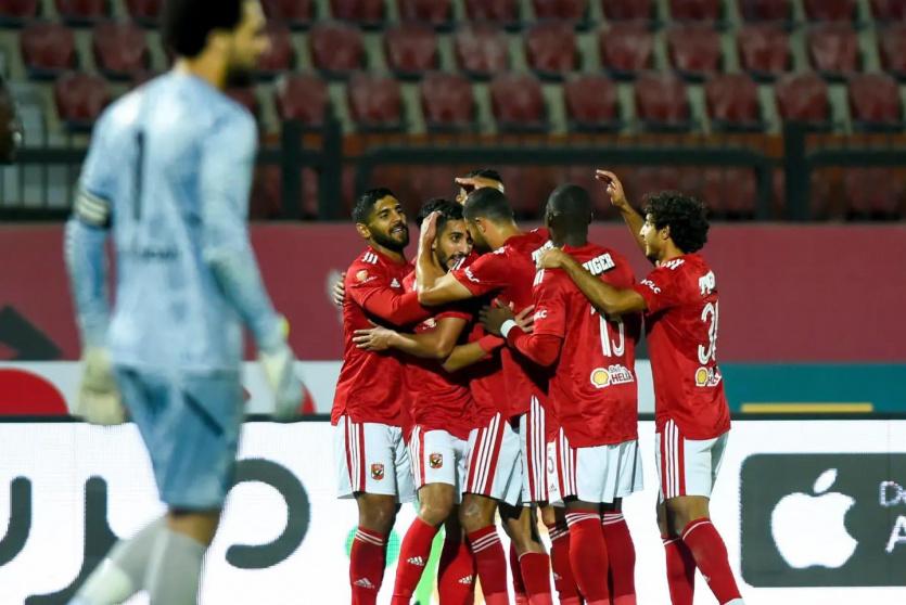 من مباراة الاهلى والمقاولون العرب