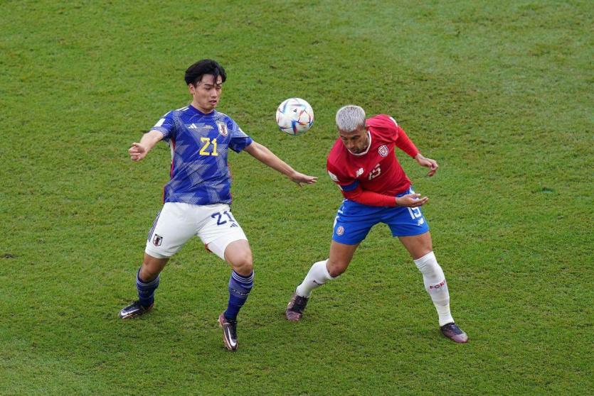من مباراة اليابان ضد كوستاريكا