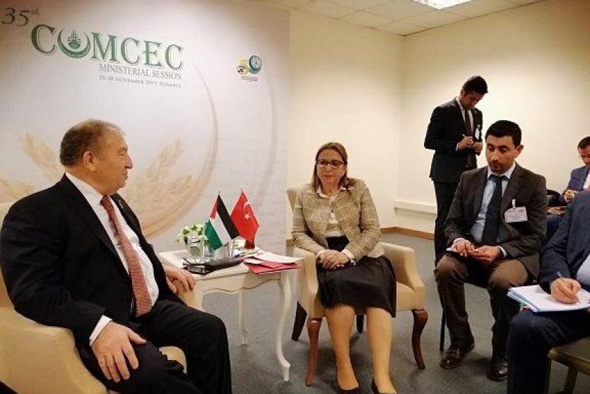 لقاء لوزير الاقتصاد خالد العسيلي مع عدد من المسؤولين الأتراك