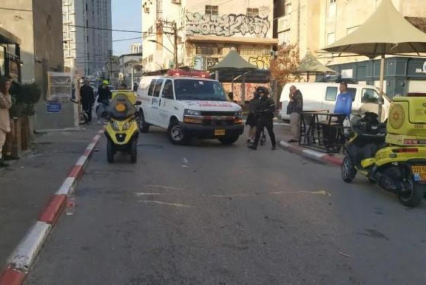 موقع حادث الدهس في تل أبيب