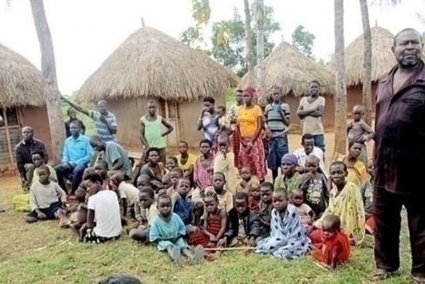 المزارع الأوغندي وأبنائه