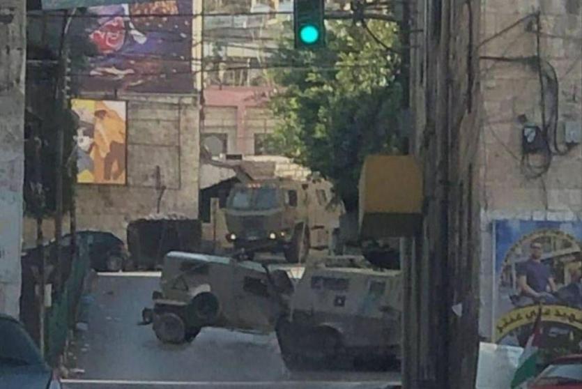 قوات الاحتلال في نابلس اليوم 