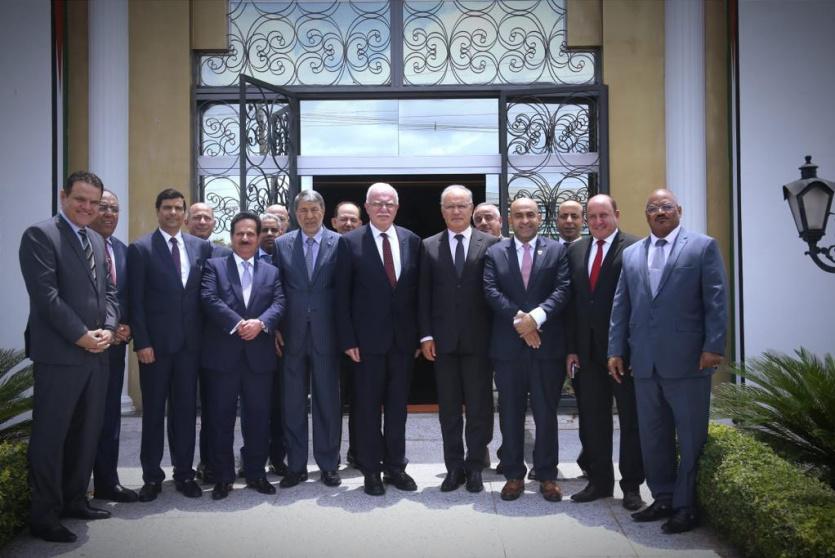 لقاء المالكي بمجلس السفراء العرب في البرازيل 