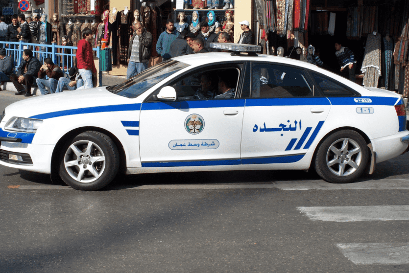 دورية شرطة في الأردن - ارشيف