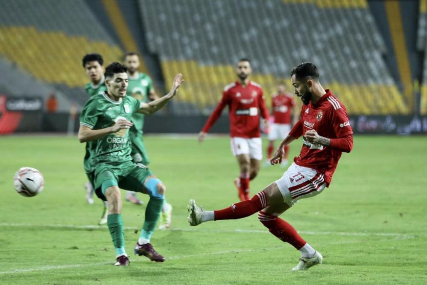 من مباراة الاهلي والمصري