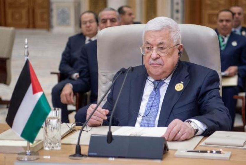 الرئيس الفلسطيني محمود عباس في القاهرة