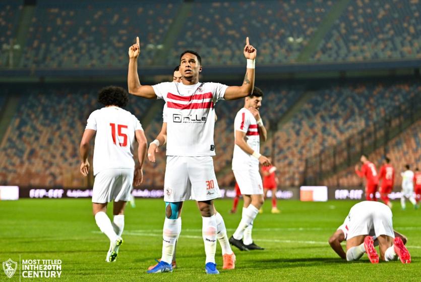 من مباراة الزمالك وفيوتشر اليوم