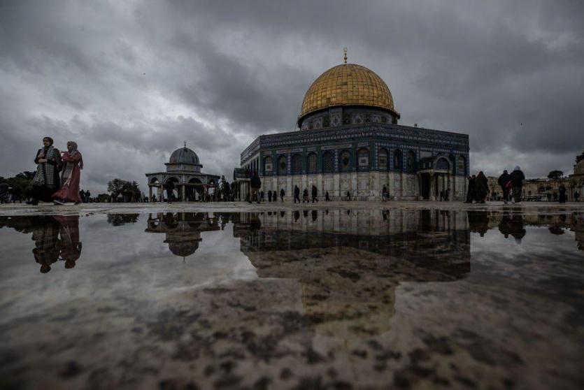قبة الصخرة بمدينة القدس - حالة الطقس