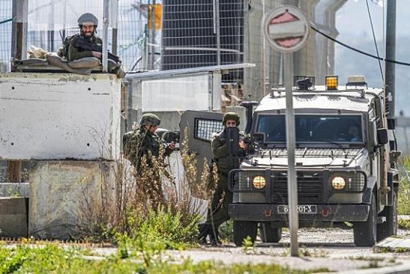 قوات الاحتلال الإسرائيلي قرب نابلس - أرشيف