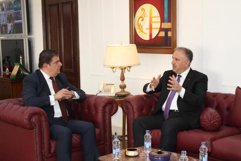 الوزير عساف يلتقي رئيس الهيئة الوطنية للإعلام في مصر
