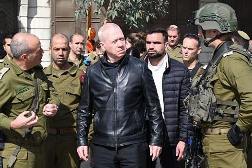 وزير الجيش الإسرائيلي المقال من منصبه يؤاف غالانت