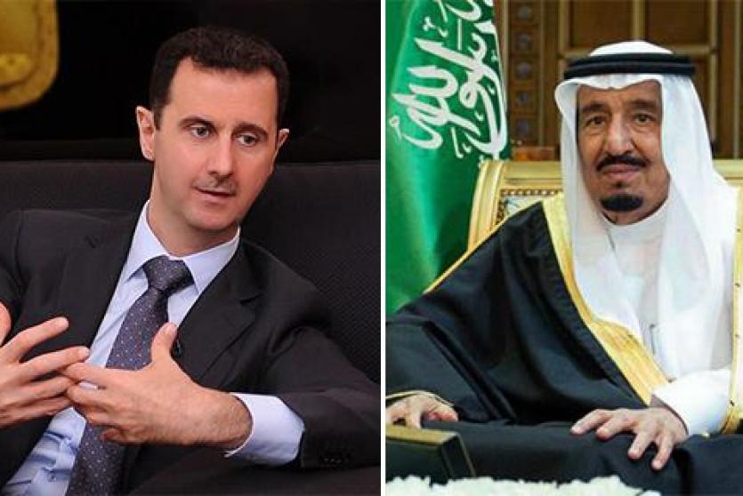 الملك سلمان والرئيس السوري