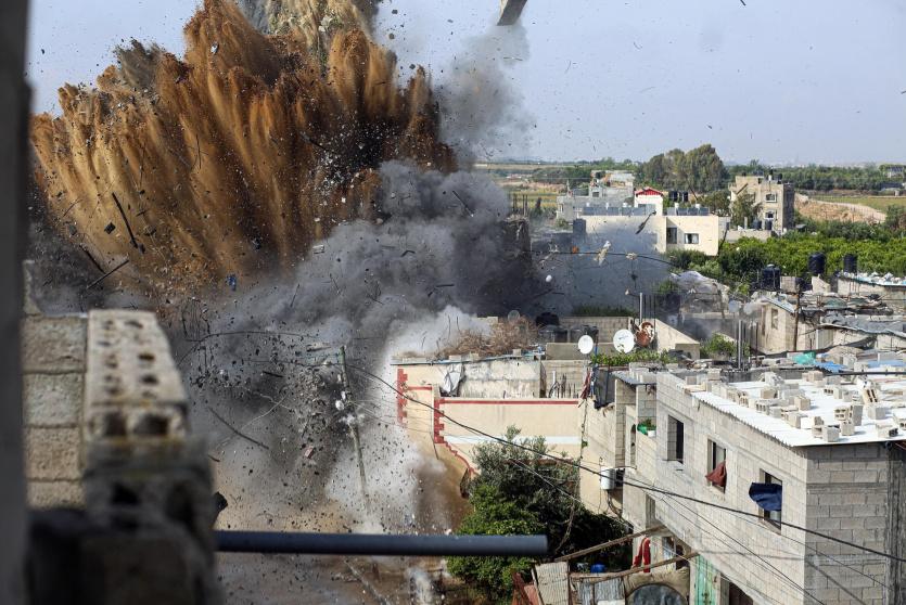 قصف إسرائيلي على مدينة غزة