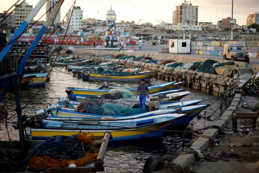 ميناء غزة- ارشيفية