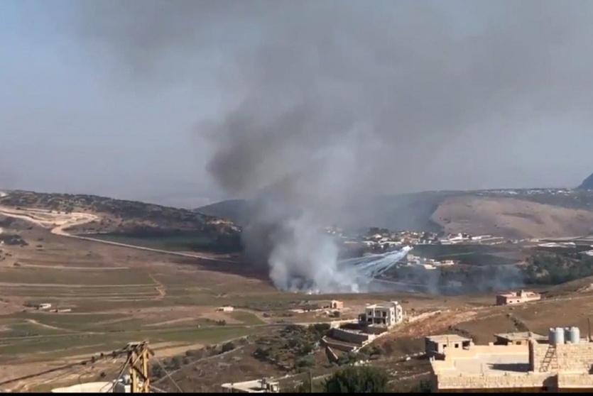 غارة إسرائيلية عند الحدود اللبنانية السورية - أرشيف