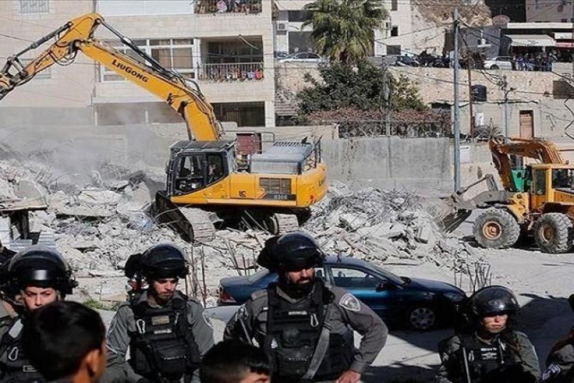 قوات الاحتلال تهدم مدرسة فلسطينية - أرشيف