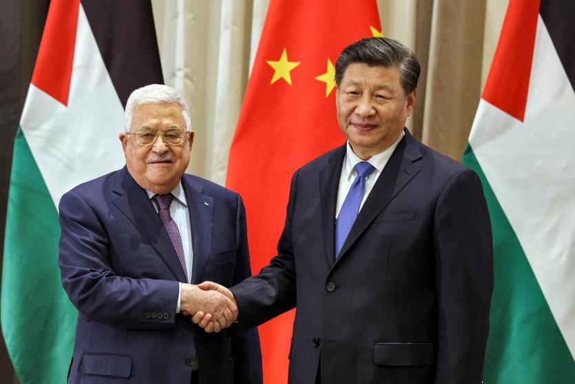 الرئيس عباس ونظيره الصيني - ارشيفية