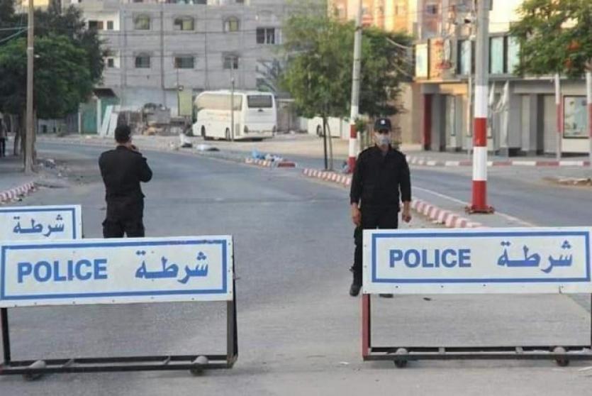 الشرطة الفلسطينية تفرض حظراً على التجول - أرشيف
