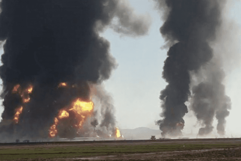 حريق ضخم في افغانستان - ارشيفية