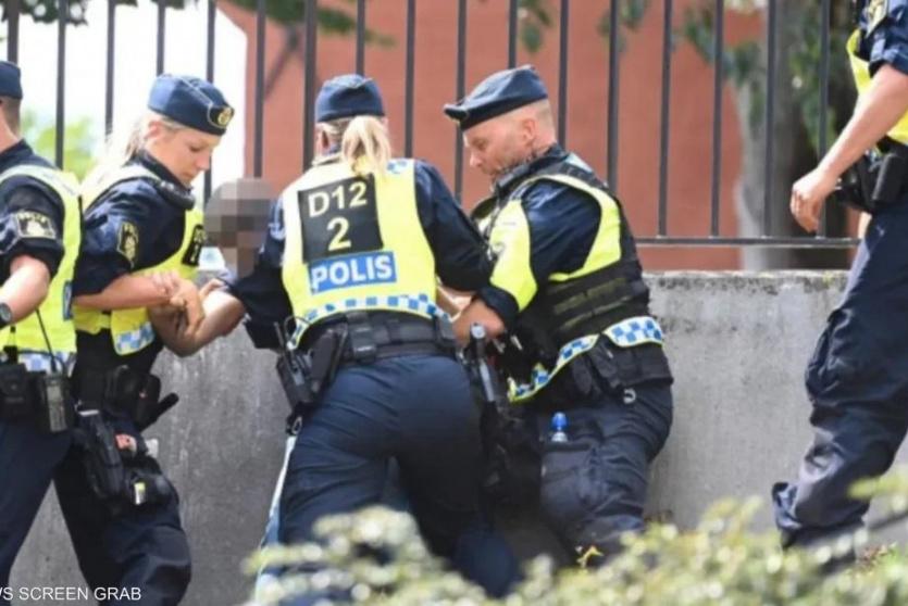 الشرطة السويدية تعتقل مرتكب الحادثة