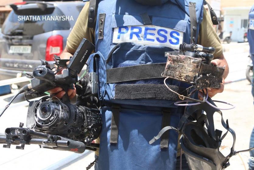  استهداف الاحتلال للصحفيين في جنين