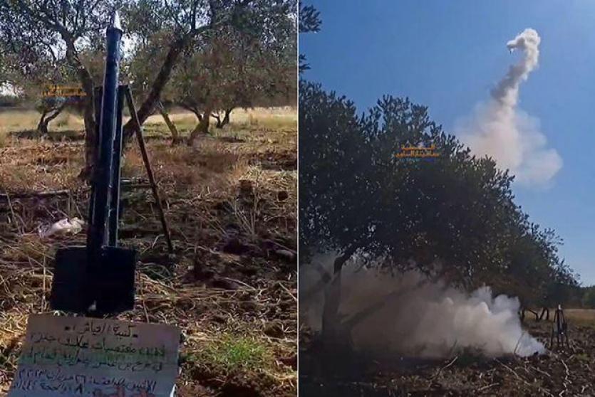 مشاهد متداولة من اطلاق الصاروخين أمس