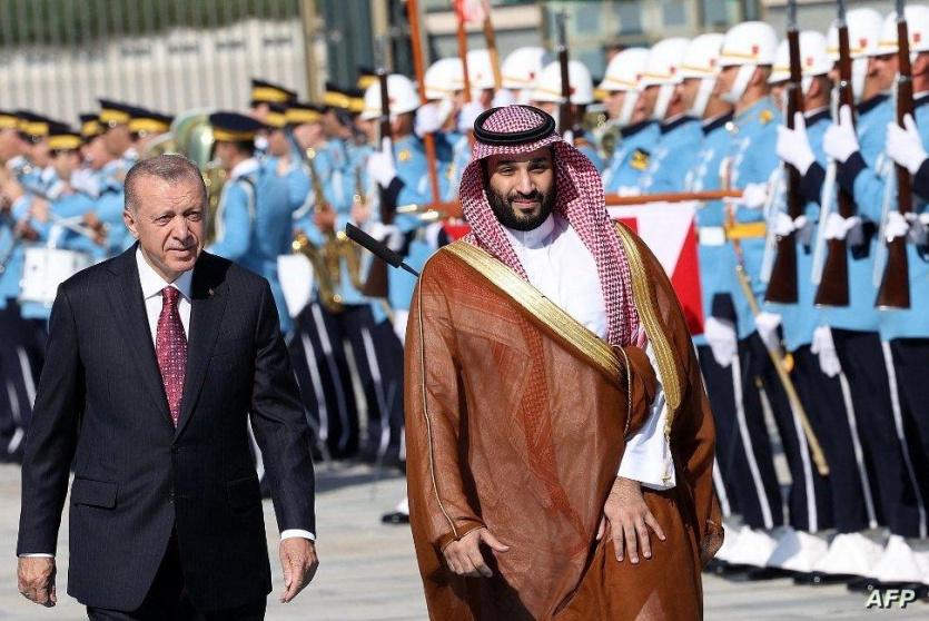 الأمير محمد بن سلمان والرئيس التركي