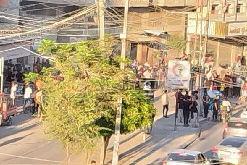 تظاهرة في غزة ضد الأوضاع الصعبة - صورة متداولة