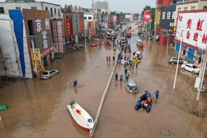 فيضانات الصين - ارشيف