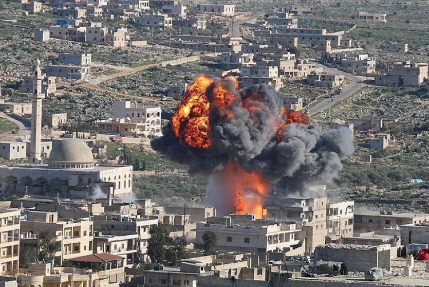 قصف في إدلب - ارشيفية