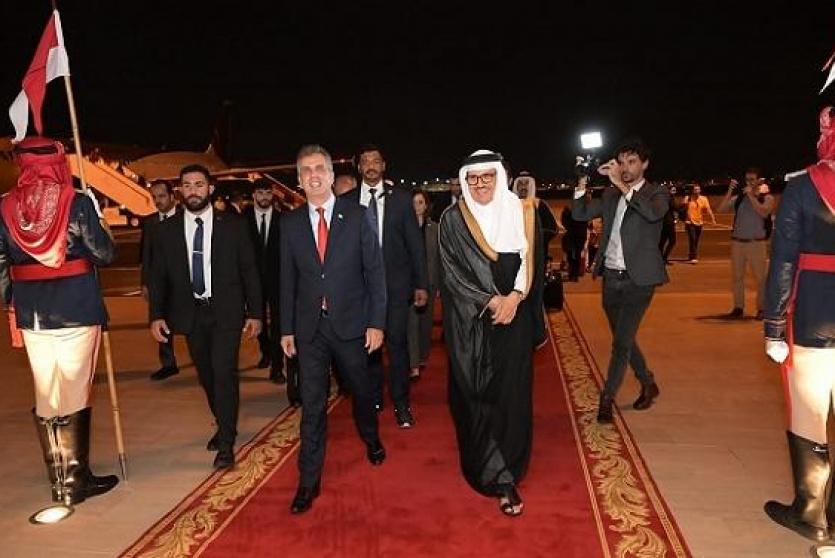 وزير الخارجية الإسرائيلي، إيلي كوهين يصل إلى العاصمة البحرينية، المنامة في زيارة رسمية