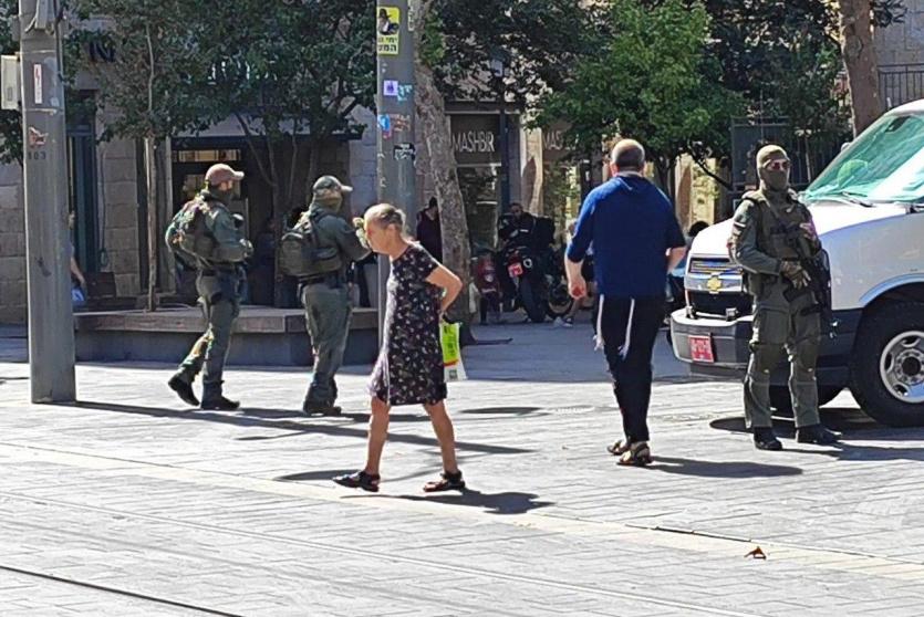 قوات شرطة الاحتلال في القدس 