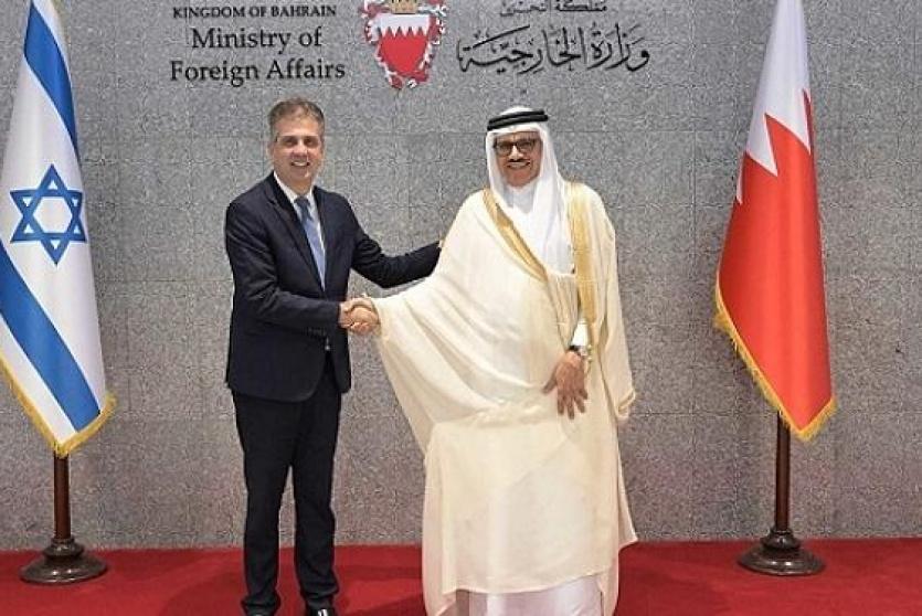 وزير الخارجية إيلي كوهين، يدشن السفارة الإسرائيلية بالبحرين