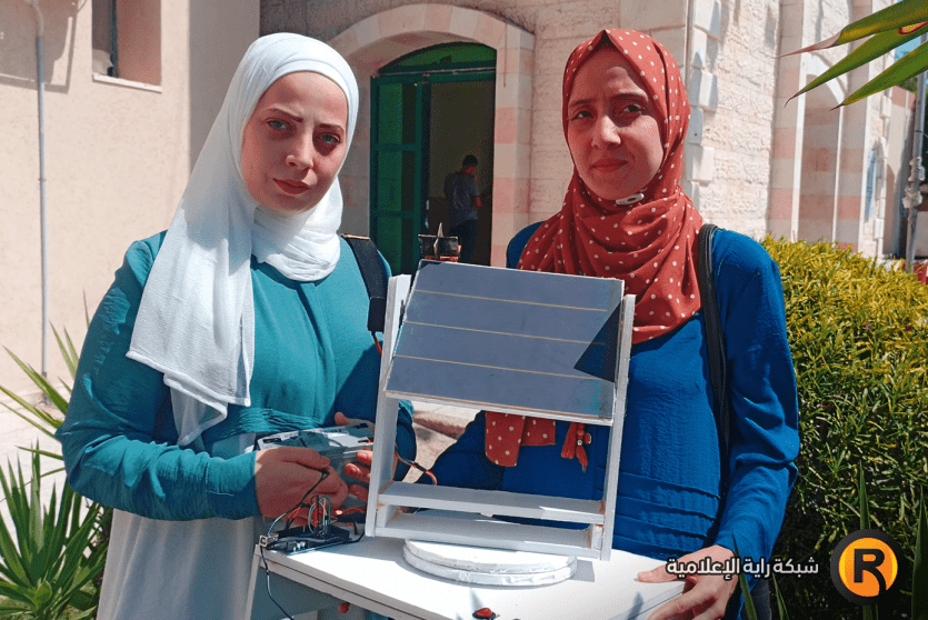 خريجات يبتكرن جهاز لتتبع الشمس في قطاع غزة