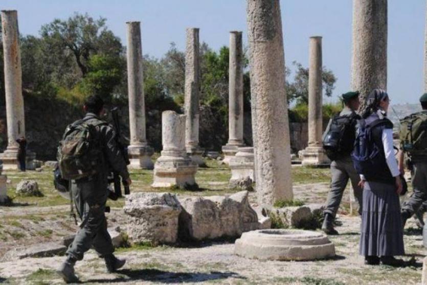 قوات الاحتلال تقتحم المنطقة الأثرية في بلدة سبسطية - أرشيف