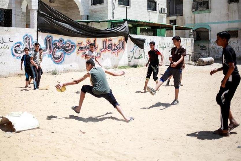 لم يعد لكرة لقدم في غزة نجوم صغار