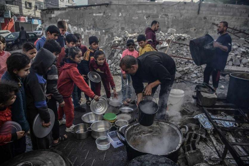 المجاعة تضرب سكان غزة - ارشيفية