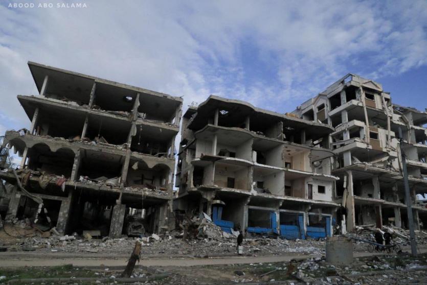 اثار الدمار جراء الحرب على غزة - ارشيفية