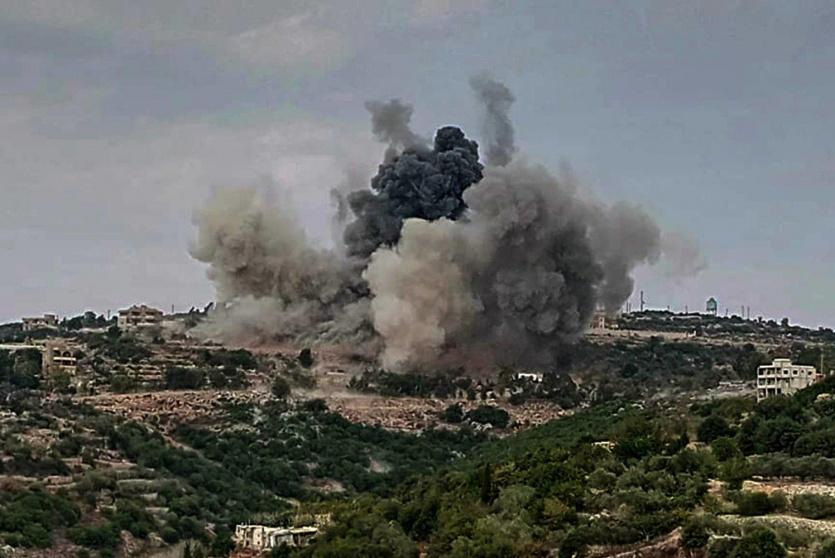 تجدد الغارات الجوية والقصف المدفعي الإسرائيلي على بلدات في الجنوب اللبناني