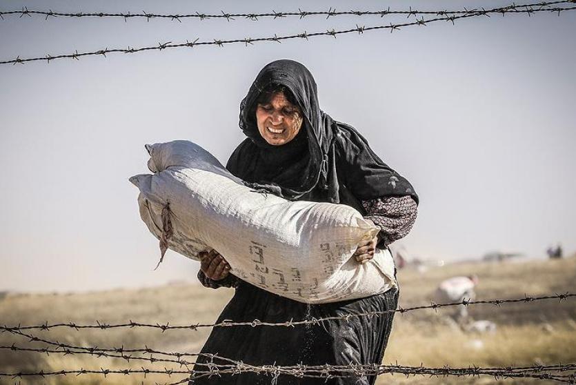 سيدة في غزة - ارشيفية