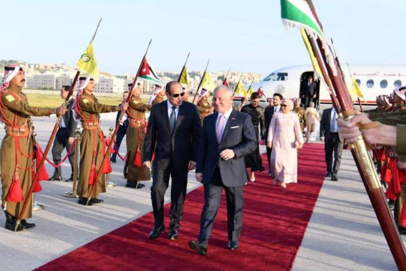 الملك عبد الله والرئيس السيسي